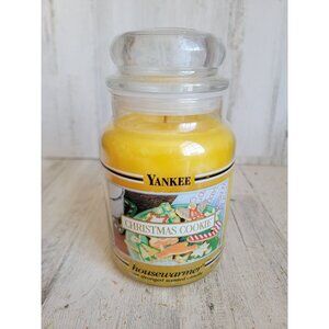 Yankee candle Christmas cookie scented 22 oz Xmas home decor
